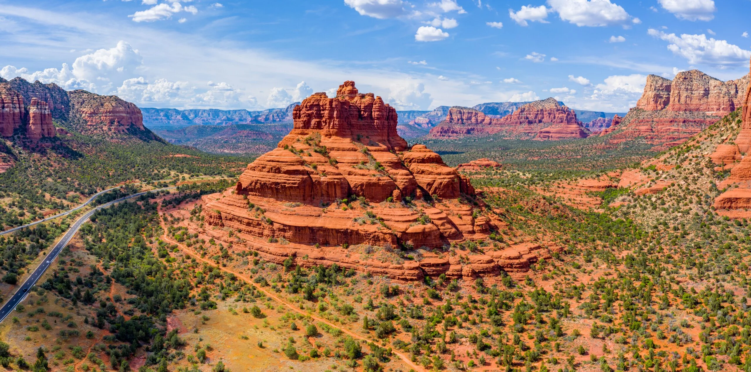 Sedona red rocks at Bell Rock, a popular sober retreat destination